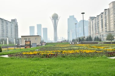 Görünümünde Astana, Kazakistan, Expo 2017 dizi başkenti