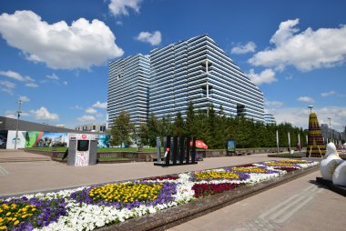 Görünümünde Astana, Kazakistan, Expo 2017 dizi başkenti