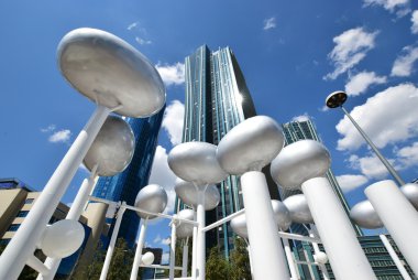 Görünümünde Astana, Kazakistan, Expo 2017 dizi başkenti