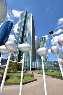 Görünümünde Astana, Kazakistan, Expo 2017 dizi başkenti