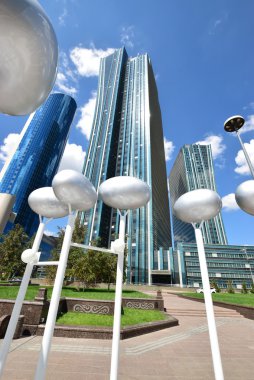 Görünümünde Astana, Kazakistan, Expo 2017 dizi başkenti