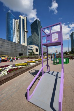 Görünümünde Astana, Kazakistan, Expo 2017 dizi başkenti