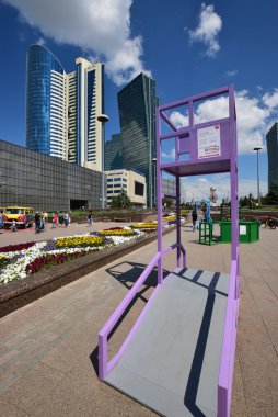 Görünümünde Astana, Kazakistan, Expo 2017 dizi başkenti