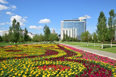 Görünümünde Astana, Kazakistan, Expo 2017 dizi başkenti