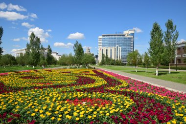 Görünümünde Astana, Kazakistan, Expo 2017 dizi başkenti