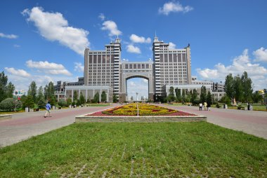 Görünümünde Astana, Kazakistan, Expo 2017 dizi başkenti