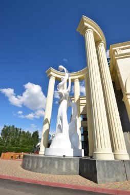 Görünümünde Astana, Kazakistan, Expo 2017 dizi başkenti