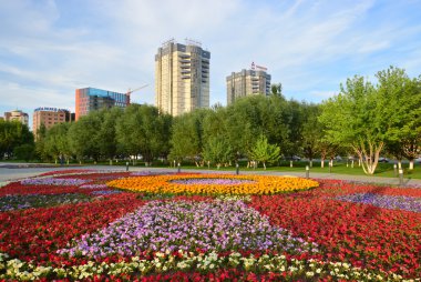 Görünümünde Astana, Kazakistan, Expo 2017 dizi başkenti