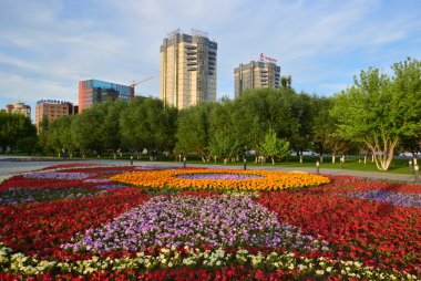 Görünümünde Astana, Kazakistan, Expo 2017 dizi başkenti