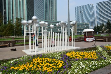 Görünümünde Astana, Kazakistan, Expo 2017 dizi başkenti