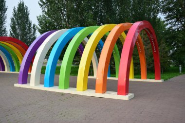 Görünümünde Astana, Kazakistan, Expo 2017 dizi başkenti