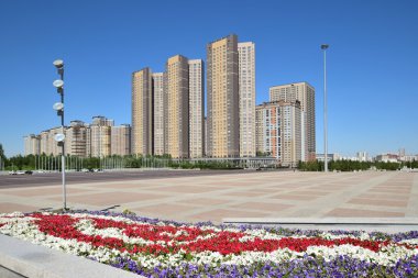 Görünümünde Astana, Kazakistan, Expo 2017 dizi başkenti