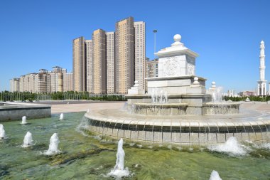 Görünümünde Astana, Kazakistan, Expo 2017 dizi başkenti