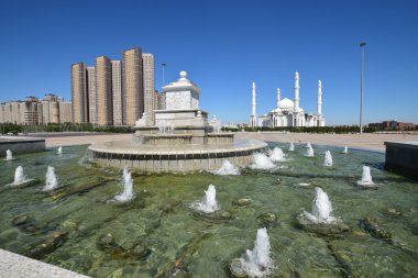 Görünümünde Astana, Kazakistan, Expo 2017 dizi başkenti