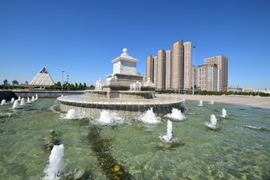 Görünümünde Astana, Kazakistan, Expo 2017 dizi başkenti