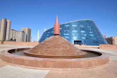 Görünümünde Astana, Kazakistan, Expo 2017 dizi başkenti