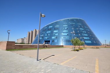 Astana 'da modern binalar, Kazakistan 'ın başkenti, Expo 2017 ev sahibi