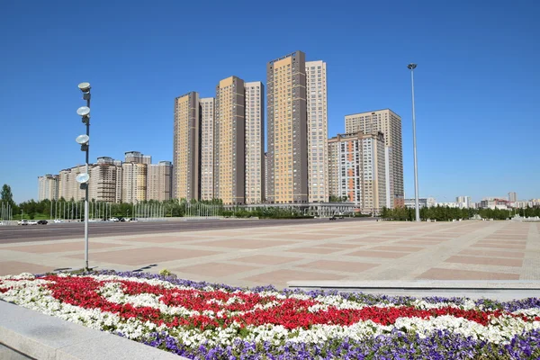 Widok Astanie Stolicy Kazachstanu Gospodarzem Expo 2017 — Zdjęcie stockowe