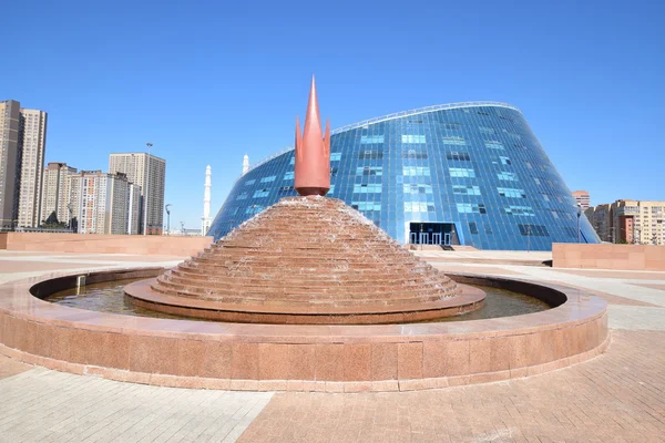 Blick Astana Der Hauptstadt Kasachstans Gastgeber Der Expo 2017 — Stockfoto