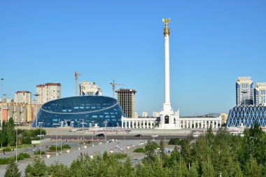 Görünümünde Astana, Kazakistan, Expo 2017 dizi başkenti