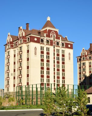 Astana 'da modern binalar, Kazakistan 'ın başkenti, Expo 2017 ev sahibi
