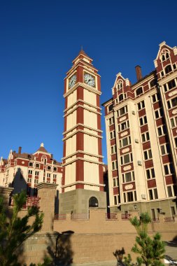 Astana 'da modern binalar, Kazakistan 'ın başkenti, Expo 2017 ev sahibi