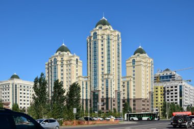 Görünümünde Astana, Kazakistan, Expo 2017 dizi başkenti