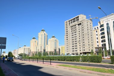 Görünümünde Astana, Kazakistan, Expo 2017 dizi başkenti