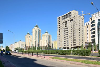 Görünümünde Astana, Kazakistan, Expo 2017 dizi başkenti