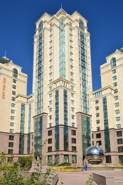 Görünümünde Astana, Kazakistan, Expo 2017 dizi başkenti