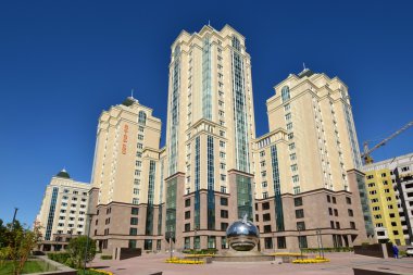 Görünümünde Astana, Kazakistan, Expo 2017 dizi başkenti