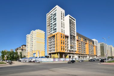 Görünümünde Astana, Kazakistan, Expo 2017 dizi başkenti