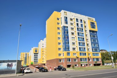 Görünümünde Astana, Kazakistan, Expo 2017 dizi başkenti