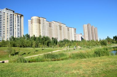 Görünümünde Astana, Kazakistan, Expo 2017 dizi başkenti