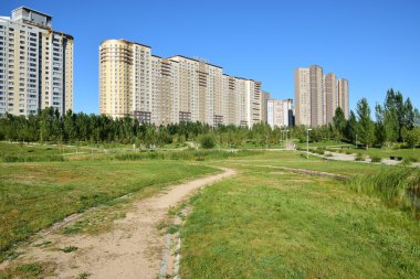 Görünümünde Astana, Kazakistan, Expo 2017 dizi başkenti