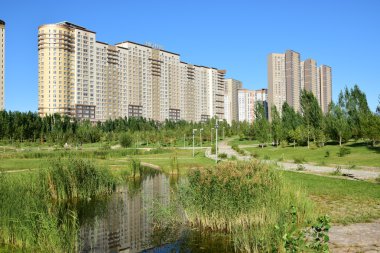 Görünümünde Astana, Kazakistan, Expo 2017 dizi başkenti