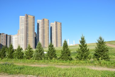 Görünümünde Astana, Kazakistan, Expo 2017 dizi başkenti
