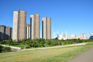 Görünümünde Astana, Kazakistan, Expo 2017 dizi başkenti