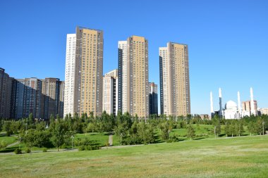 Görünümünde Astana, Kazakistan, Expo 2017 dizi başkenti