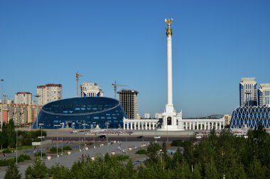 Görünümünde Astana, Kazakistan, Expo 2017 dizi başkenti