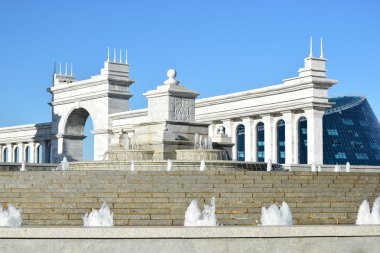 Görünümünde Astana, Kazakistan, Expo 2017 dizi başkenti