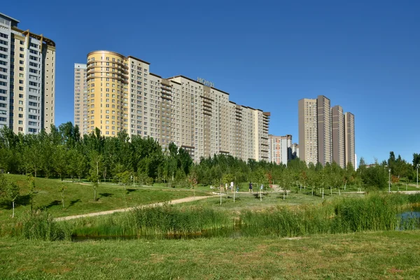 Moderne Gebäude Astana Hauptstadt Kasachstans Gastgeberin Der Expo 2017 — Stockfoto