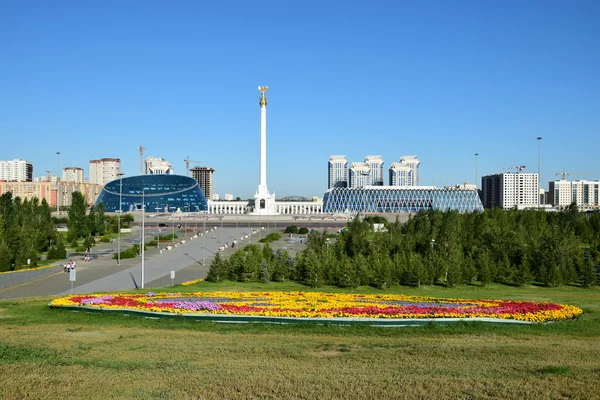 Widok Astanie Stolicy Kazachstanu Gospodarzem Expo 2017 — Zdjęcie stockowe