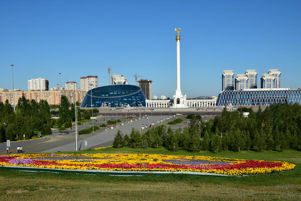 View in Astana, capital of Kazakhstan, host of the EXPO 2017