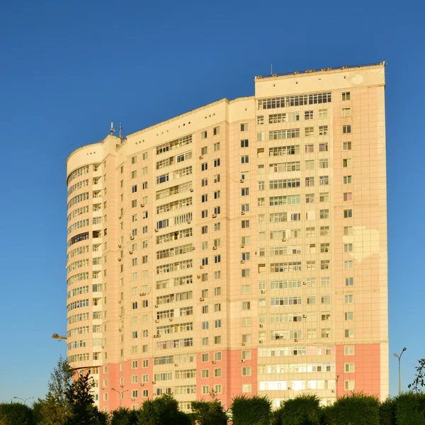 2017年世博会主办国哈萨克斯坦首都阿斯塔纳的现代建筑 — 图库照片