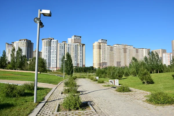 アスタナのビュー カザフスタン 2017 万博のホストの首都 — ストック写真