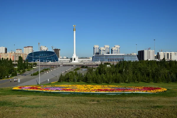 Weergave Astana Hoofdstad Van Kazachstan Gastheer Van Expo 2017 — Stockfoto