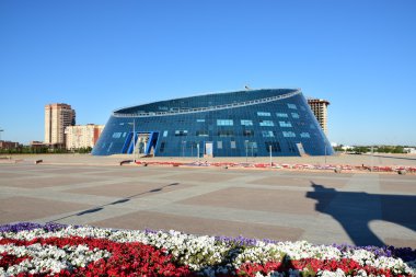Görünümünde Astana, Kazakistan, Expo 2017 dizi başkenti