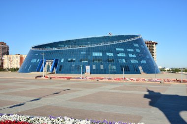 Görünümünde Astana, Kazakistan, Expo 2017 dizi başkenti