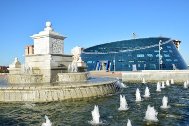 Görünümünde Astana, Kazakistan, Expo 2017 dizi başkenti